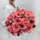 Пионовидные розы мандарин 25 шт