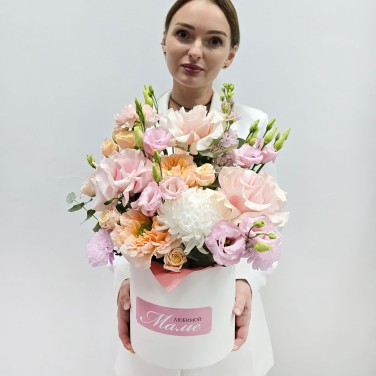 Коробка с цветами Любимой маме