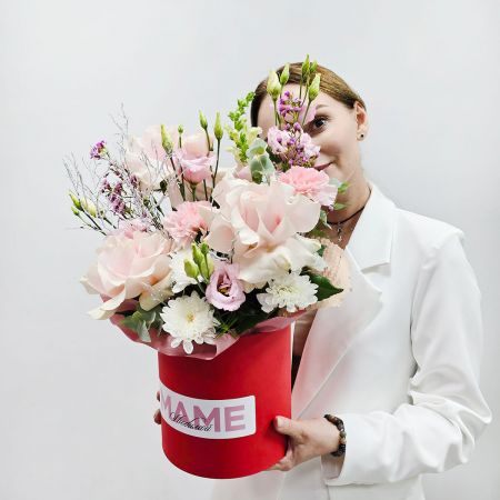 Коробка с цветами Маме с Любовью