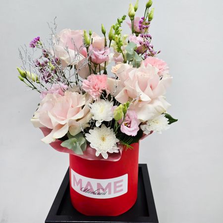 Коробка с цветами Маме с Любовью