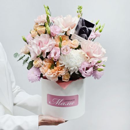 Коробка с цветами Любимой маме