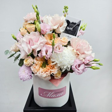 Коробка с цветами Любимой маме