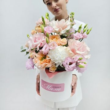 Коробка с цветами Любимой маме