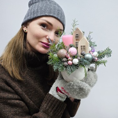 Зимняя композиция Сказка