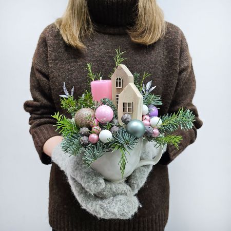 Зимняя композиция Сказка