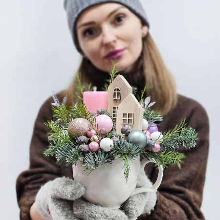 Зимняя композиция Сказка