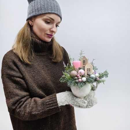 Зимняя композиция Сказка