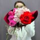 Букет гортензии и роз Улыбнись ка