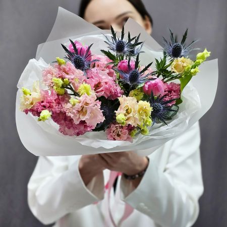 Букет лизиантуса Нежнянка колючая