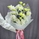 Букет белого лизиантуса Недотрога