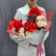 Букет алых роз Ветер страсти