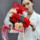 Букет алых роз Ветер страсти