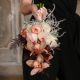 Свадебный букет из орхидей Теплый Сатурн Козерог