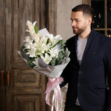 Букет из лилий Мой Козерог