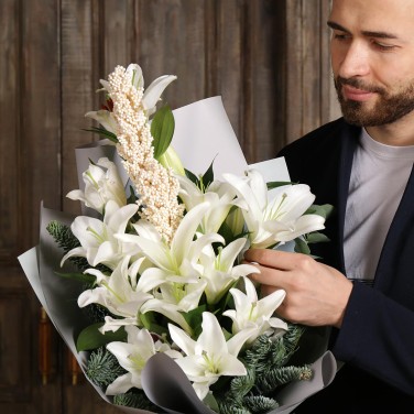 Букет из лилий Мой Козерог