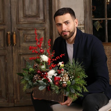 Композиция Новогодний подарок Козерог